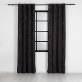 ALVERIS Curtains – Custom Velvet Drapes with Iridescent Shine – Anthracite